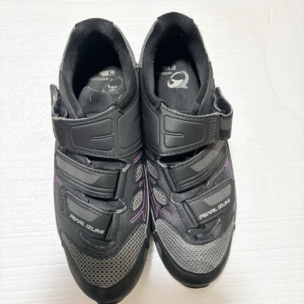Pearl Izumi All Road III Womens Cycling Shoes Black Purple US 11 EU 42 SPD